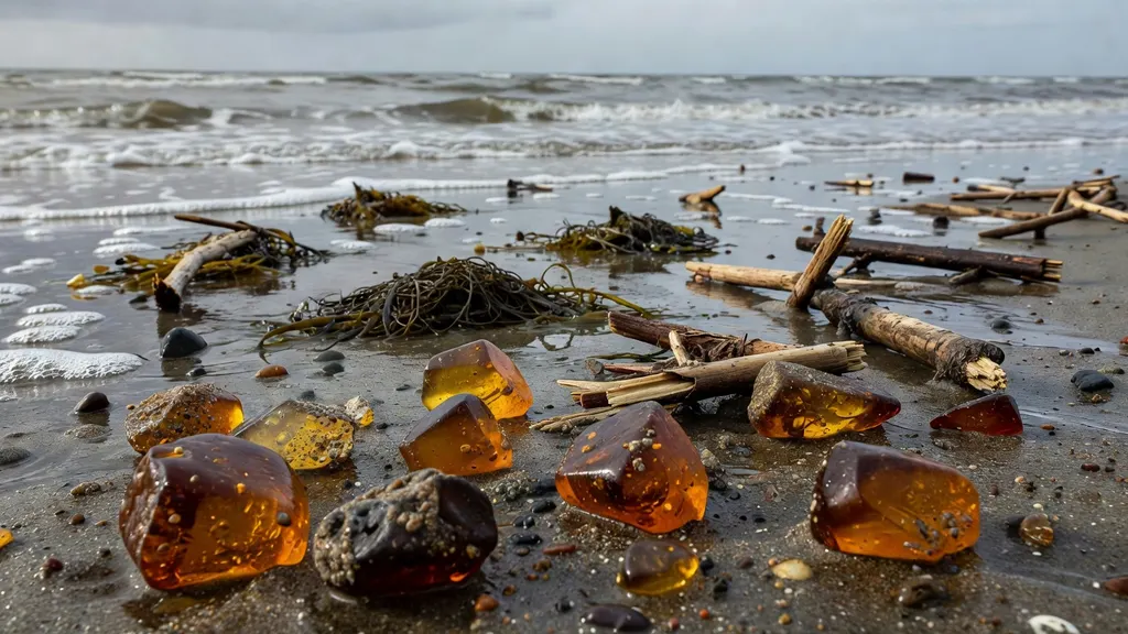 Jak Wygląda Bursztyn Na Plaży